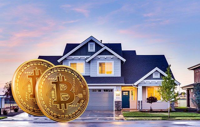 Purchasing property with cryptocurrency